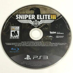 PS3 Sniper Elite 3 Playstation 3